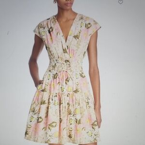 Derek Lam 10 Crosby Tora Floral Mini Dress Size 2